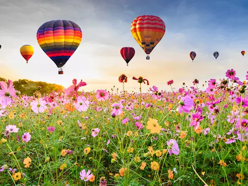 10 tipů na vyhlídkový let balónem