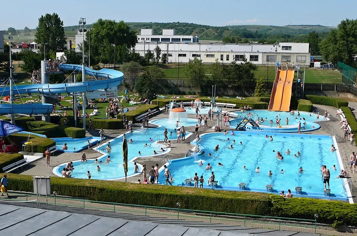 Letní aquapark v Hustopečích