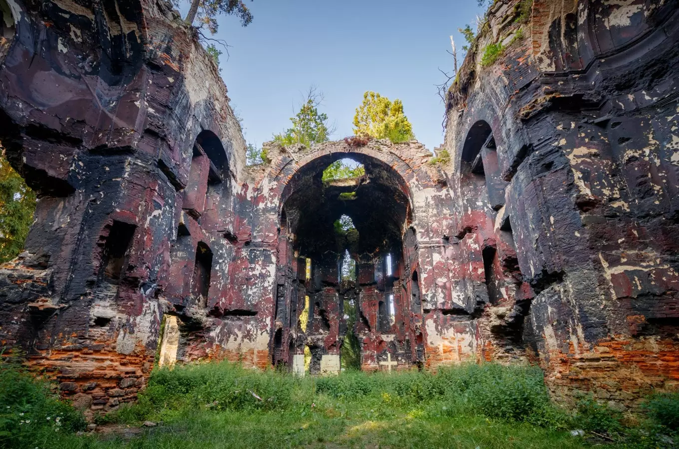 Zřícenina kostela sv. Jana Křtitele u Kočova