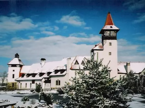 hrad v zime