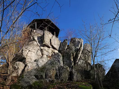 Skalní útvar a vyhlídka Městské skály u Šumperku