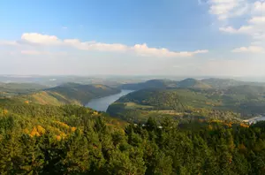 Výhled na Slapy