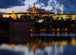 Večerní Pražský hrad