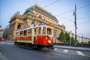 nostalgická tramvaj