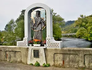 Socha sv. Jana Nepomuckého v Čepicích