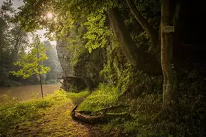 Best of Europe trail along the Lužnice River