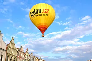 balony nad telčí