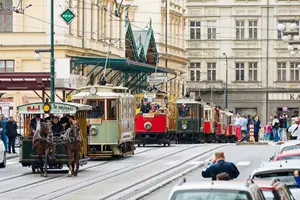 Tramvajový průvod praha