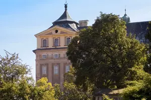 Klášterní zahrada v Broumově
