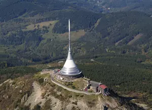 Ještěd z ptačí perspektivy