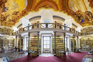klášter Broumov knihovna