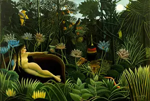 Henri Rousseau džungle