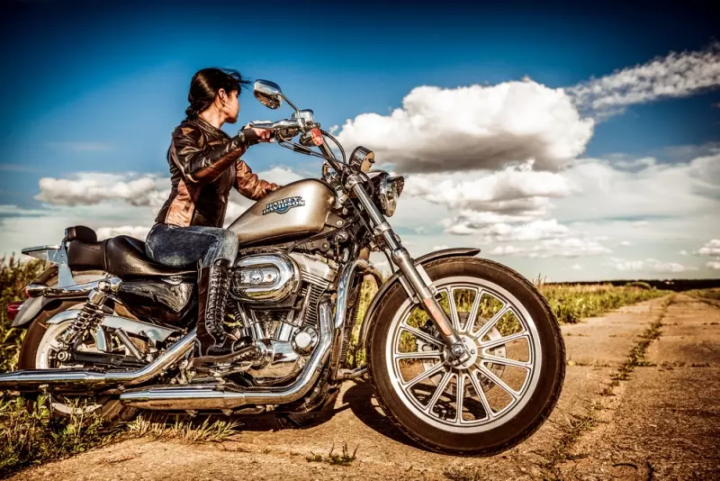 Ikonický stroj všech motorkářů, motocykl značky Harley-Davidson 