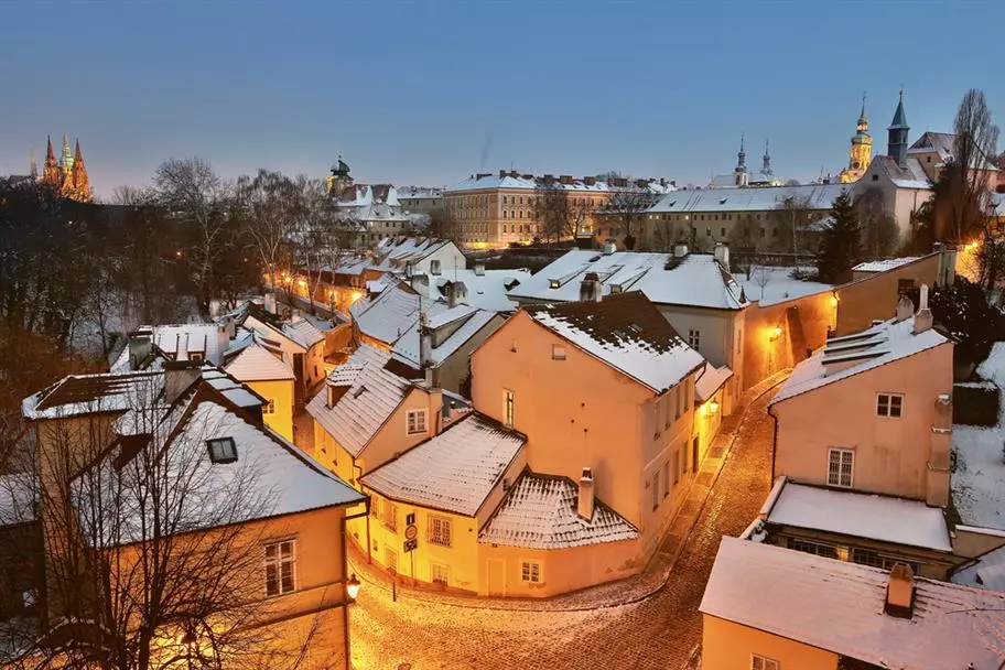 Starobylé uličky Nového Světa v Praze