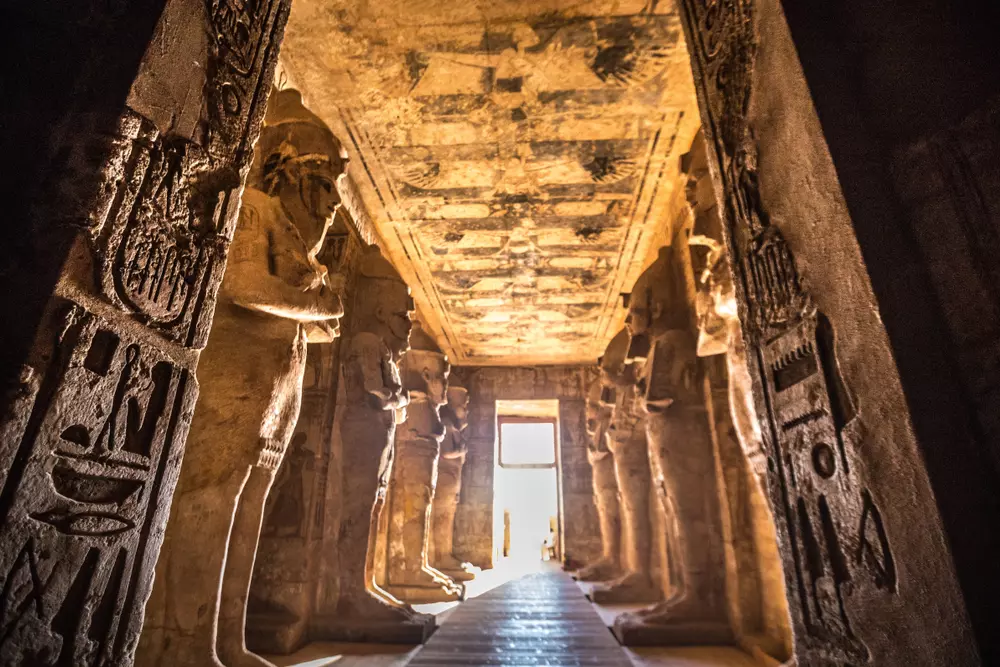 egyptské skalní chrámy Abú Simbel