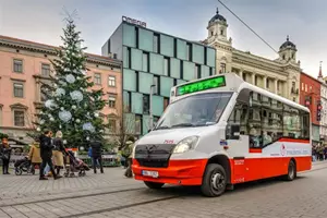 vánoční minibus