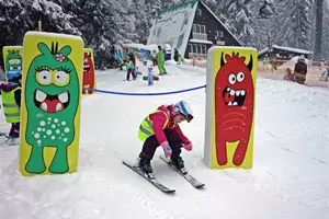 Ski areál Špičák závody dětí