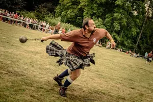 Skotské hry – hod koulí