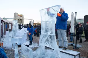 Ledové sochy Harfa