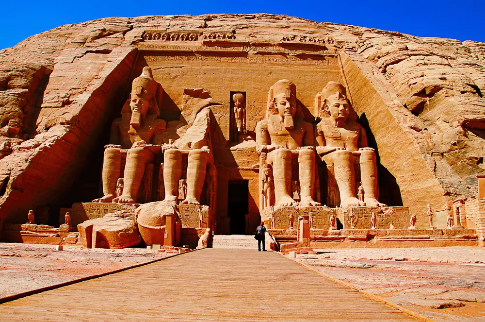 egyptské skalní chrámy Abú Simbel